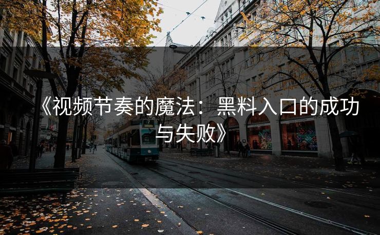 《视频节奏的魔法：黑料入口的成功与失败》